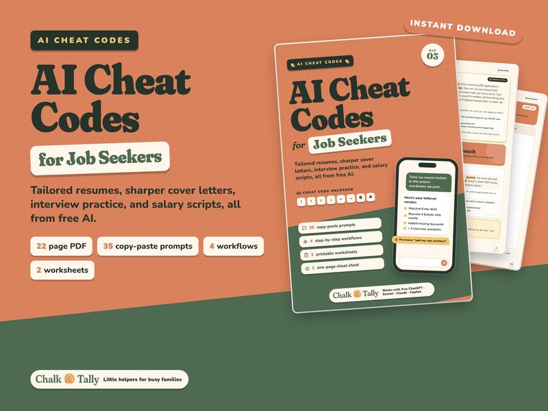 AI Cheat Codes for Job Seekers & Career Changers