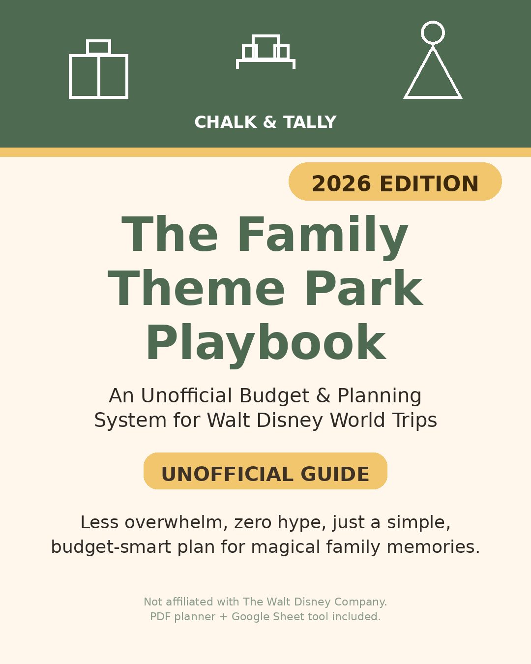 The Family Theme Park Playbook: Disney World Trip Planner