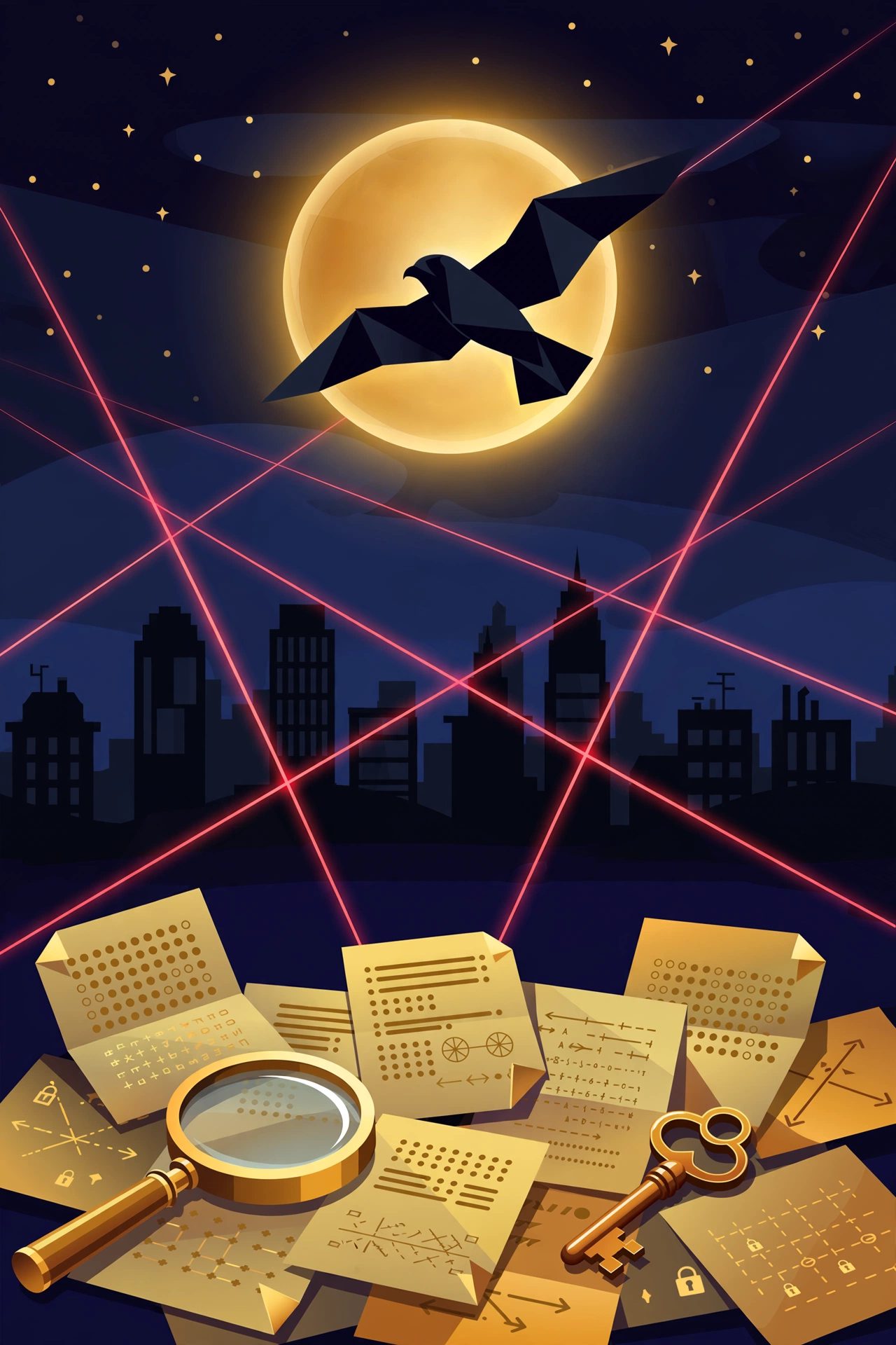 Operation: Midnight Falcon: Printable Spy Escape Room Kit
