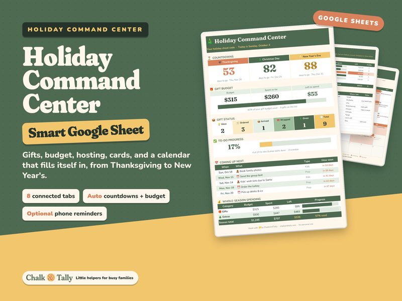 The Holiday Command Center