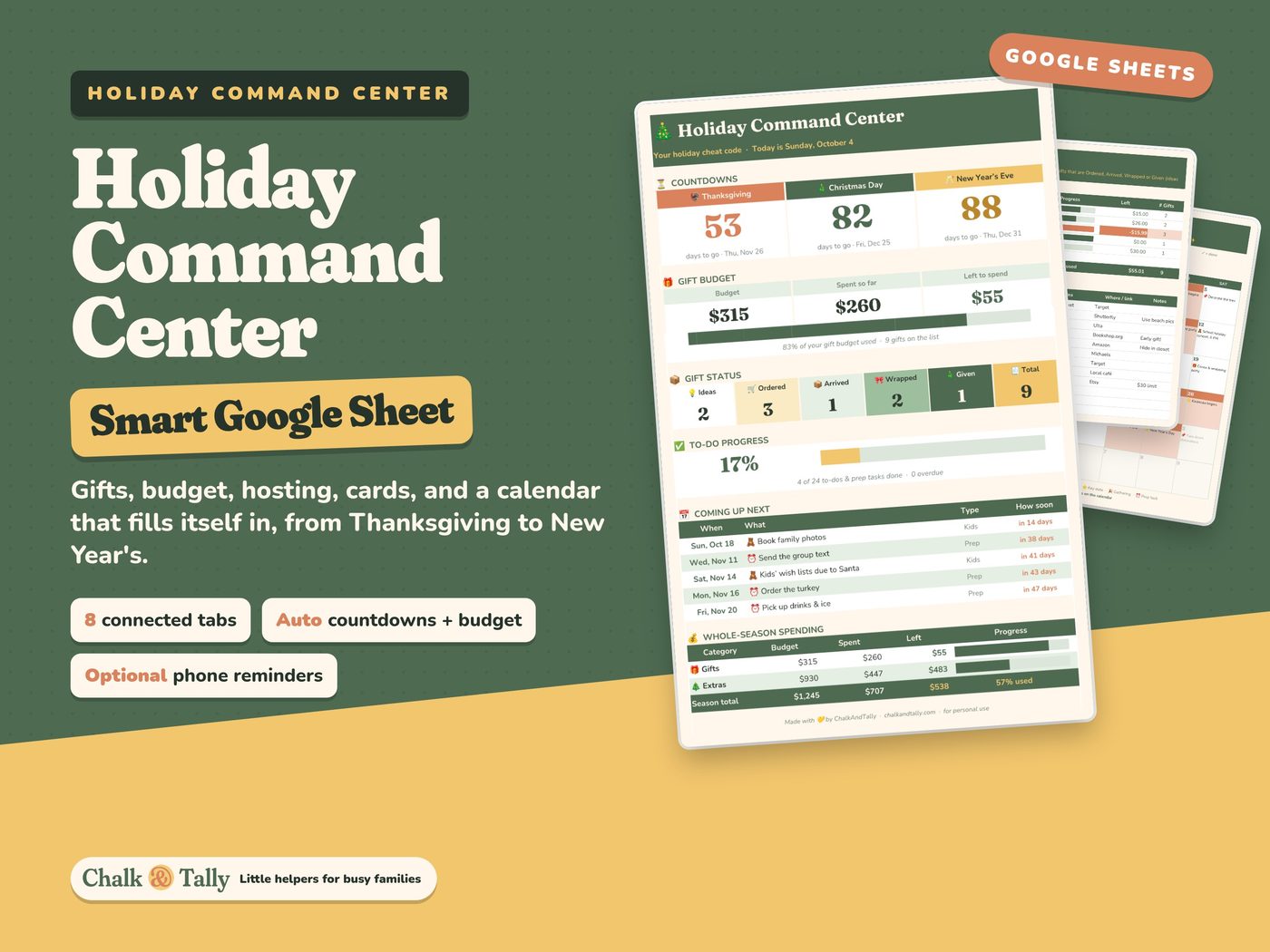 The Holiday Command Center
